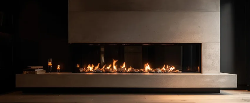 Gas Fireplace Ember Bed Design Services in Bedford, New Hampshire