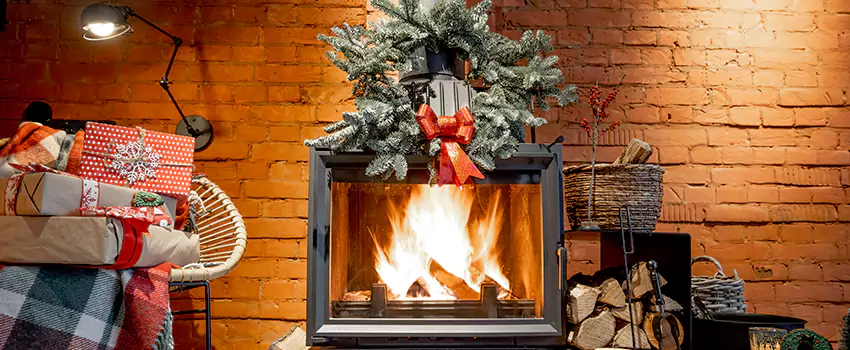 Travis Industries Linear Gas Fireplace Installation in Bedford, New Hampshire
