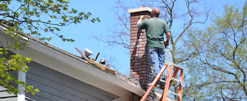 Vinyl and PVC Chimney Flashing Installation in Bedford, NH