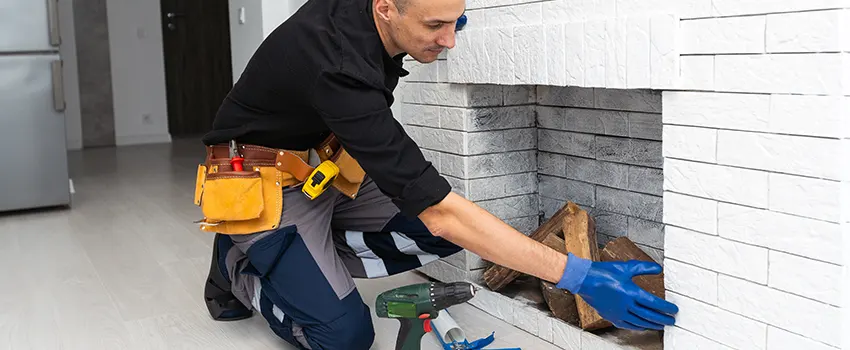 Fireplace Damaged Damper Frame Repair Services in Bedford, New Hampshire